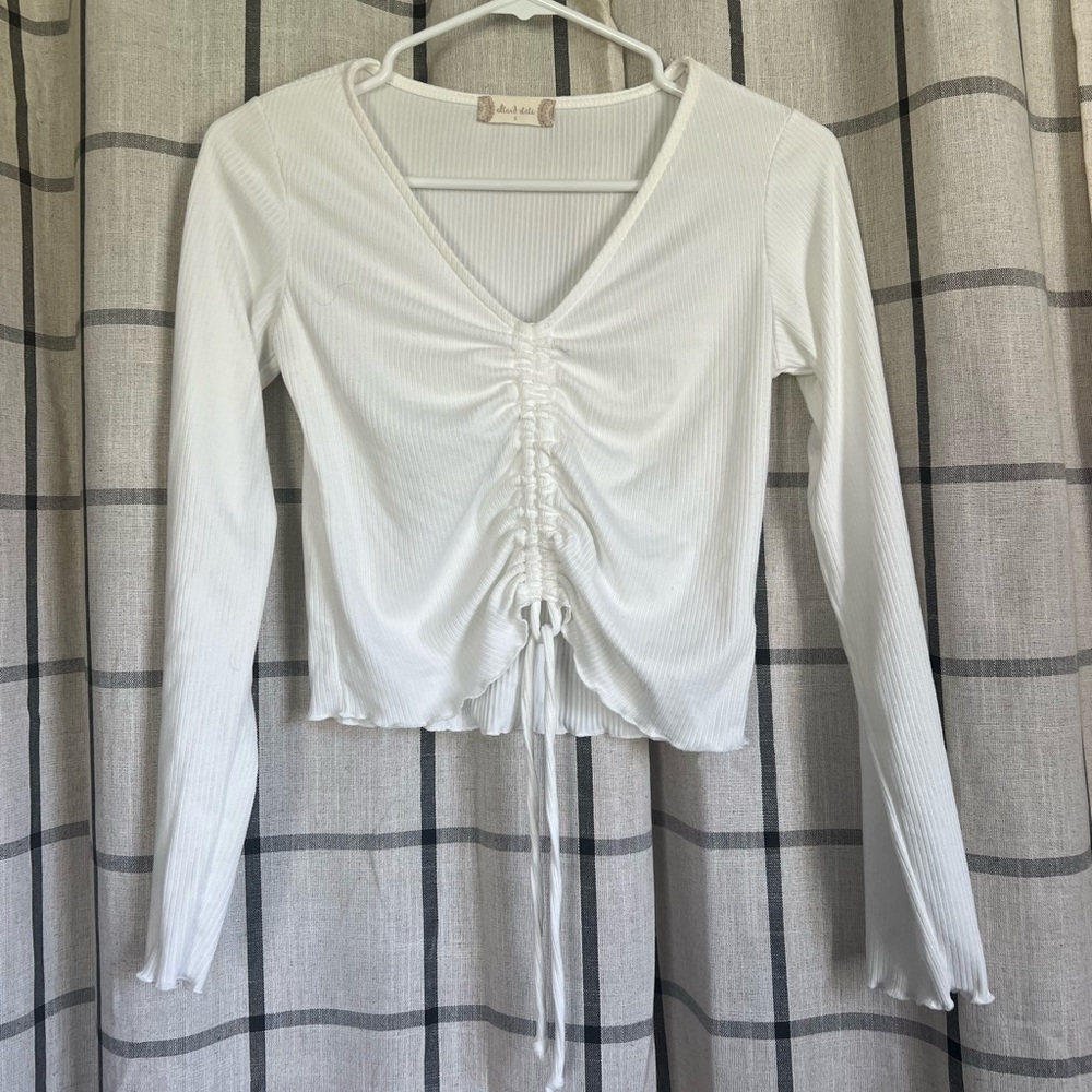 Cinch crop top